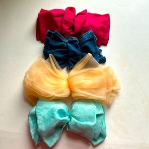 Vintage 80s large barrettes! 🎀 Lot of four!